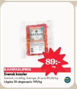 Hemköp Svensk kassler erbjuda