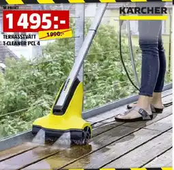 Bauhaus TERRASSTVÄTT T-CLEANER PCL 4 erbjuda