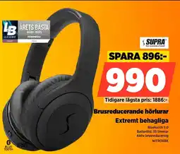 Power SUPRA Brusreducerande hörlurar Extremt behagliga erbjuda