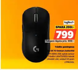 Power Trådlös gamingmus erbjuda