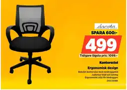 Power Kontorsstol Ergonomisk design erbjuda