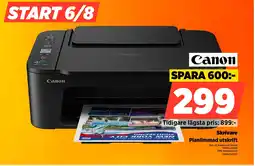 Power CANON Skrivare Planlimmad utskrift erbjuda