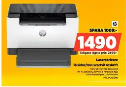 Power HP Laserskrivare 18 sidor/min svartvit utskrift erbjuda