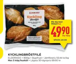 Willys KYCKLINGBRÖSTFILÉ erbjuda