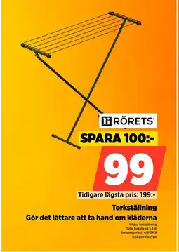 Power Torkställning erbjuda