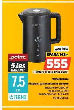 Power Vattenkokare erbjuda