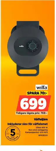Power WILFA Våffeljärn erbjuda