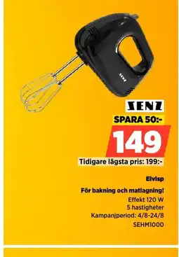Power SENZ Elvisp erbjuda