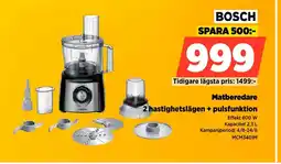 Power BOSCH Matberedare erbjuda