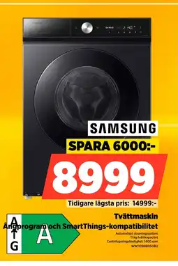 Power SAMSUNG Tvättmaskin erbjuda