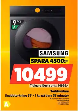 Power SAMSUNG Torktumlare erbjuda