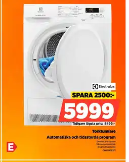 Power Electrolux Torktumlare erbjuda