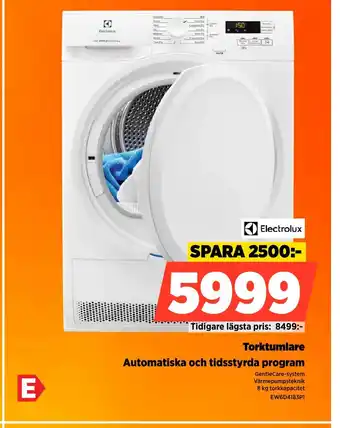 Power Electrolux Torktumlare erbjuda