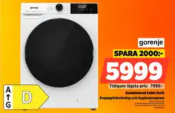 Power Gorenje Kombinerad tvätt/tork erbjuda