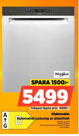 Power Whirlpool Diskmaskin erbjuda