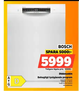 Power BOSCH Diskmaskin erbjuda
