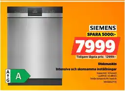 Power SIEMENS Diskmaskin erbjuda