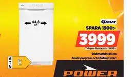 Power GRAM Diskmaskin erbjuda