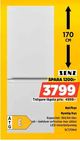 Power SENZ Kyl/frys erbjuda
