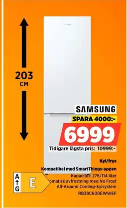 Power SAMSUNG Kyl/frys erbjuda