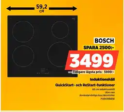 Power BOSCH Induktionshäll erbjuda
