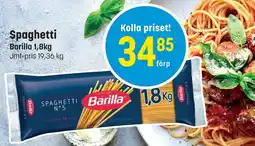 Eurocash Barilla Spaghetti erbjuda