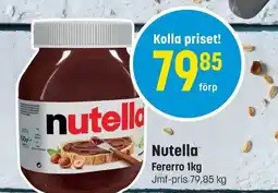 Eurocash Nutella erbjuda