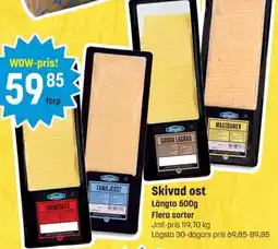 Eurocash Längta Skivad ost erbjuda