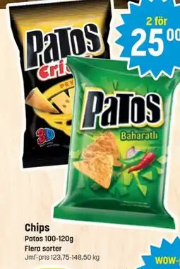 Eurocash Patos Chips erbjuda