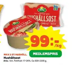 Stora Coop Hushållsost, Medlemspris erbjuda