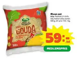 Stora Coop Riven ost, Medlemspris erbjuda