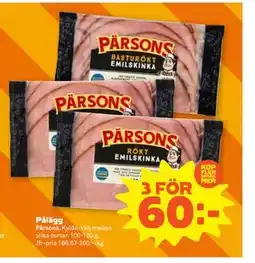 Stora Coop Pålägg, SEK 60 erbjuda