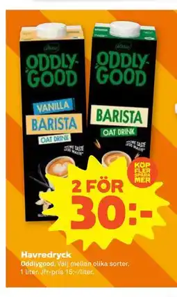 Stora Coop Havredryck, SEK 30 erbjuda