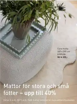 Hemtex Cora matta, SEK 6300 erbjuda