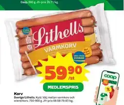 Stora Coop Korv, Medlemspris erbjuda
