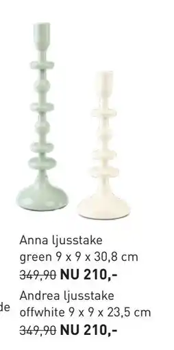 Hemtex Andrea ljusstake offwhite, SEK 210 erbjuda