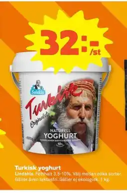 Stora Coop Turkisk yoghurt, SEK 32 erbjuda