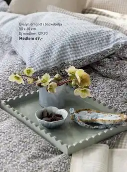 Hemtex Evelyn örngott i bäckebölja, SEK 129.9, Medlemspris erbjuda
