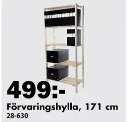 Biltema Förvaringshylla, 171 cm, SEK 499 erbjuda