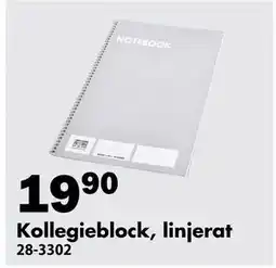 Biltema Kollegieblock, linjerat, SEK 19.9 erbjuda