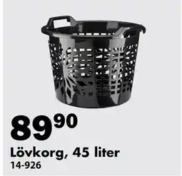 Biltema Lövkorg, 45 liter, SEK 89.9 erbjuda