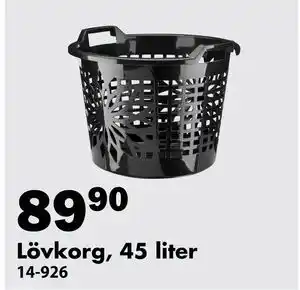 Biltema Lövkorg, 45 liter, SEK 89.9 erbjuda