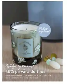 Hemtex 40% på våra doftljus erbjuda