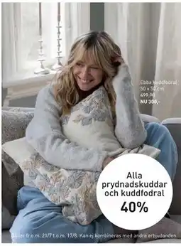 Hemtex Alla prydnadskuddar och kuddfodral erbjuda