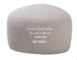 Hemtex Cocoon puff beige, SEK 1020 erbjuda