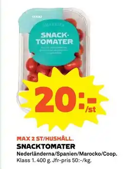 Stora Coop SNACKTOMATER, Medlemspris erbjuda