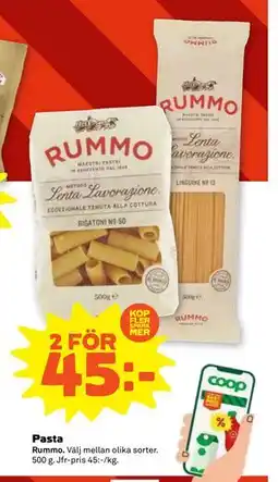 Stora Coop Pasta, SEK 45 erbjuda