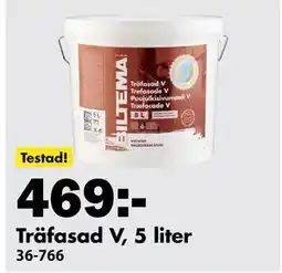 Biltema Träfasad V, 5 liter, SEK 469 erbjuda