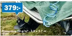 Biltema Presenning 90 g/m² , 3,8 x 5,7 m, SEK 379 erbjuda