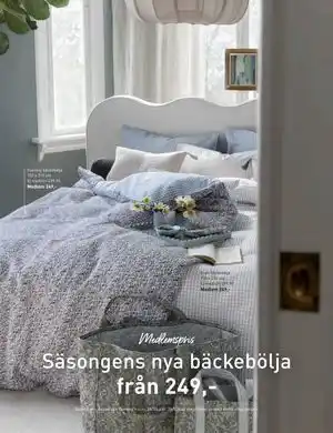 Hemtex Evan bäckebölja, SEK 499.9, Medlemspris erbjuda